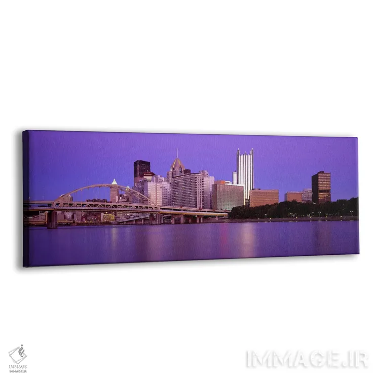 تابلو رودخانه الگینی، پیتسبورگ، پنسیلوانیا، آمریکا اثر پانورامیک ایمجز (استودیو عکاسی عریض) - نمای پرسپکتیو محصول
