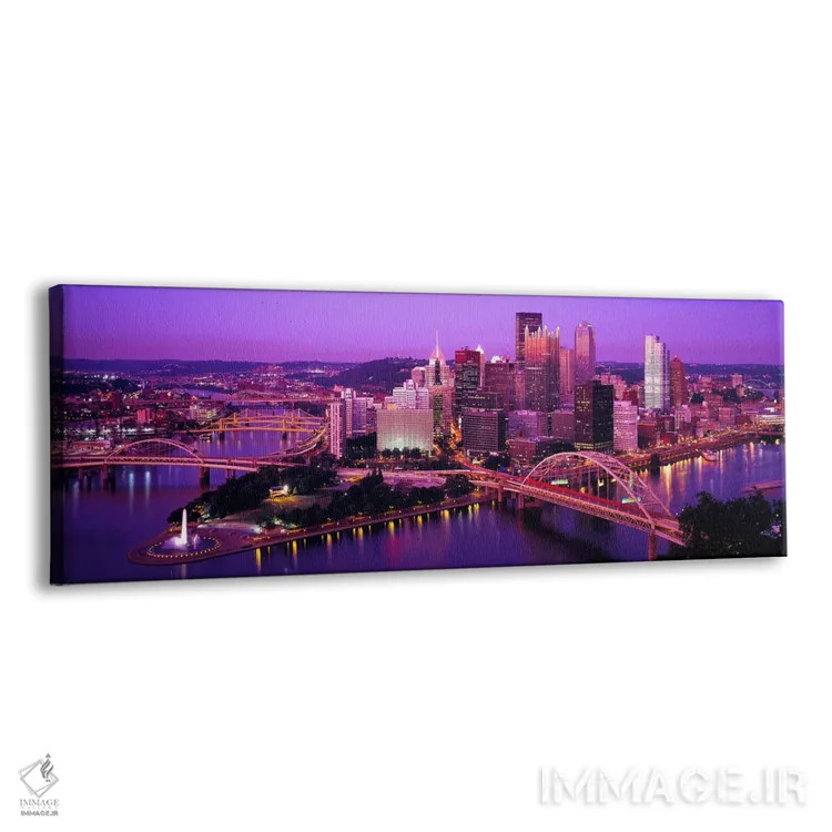 تابلو Pennsylvania, USA,غروب پیتسبورگ، پنسیلوانیا، آمریکا اثر پانورامیک ایمجز (استودیو عکاسی عریض) - نمای پرسپکتیو محصول