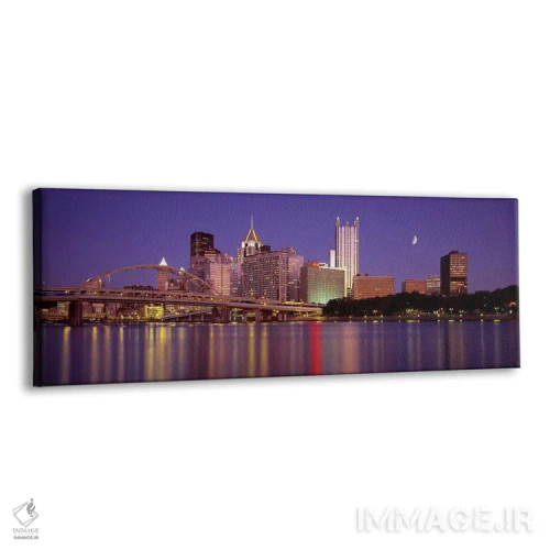تابلو Pittsburgh, Pennsylvania, USA,رودخانه الگینی، پیتسبورگ، پنسیلوانیا، آمریکا اثر پانورامیک ایمجز (استودیو عکاسی عریض) - نمای پرسپکتیو محصول