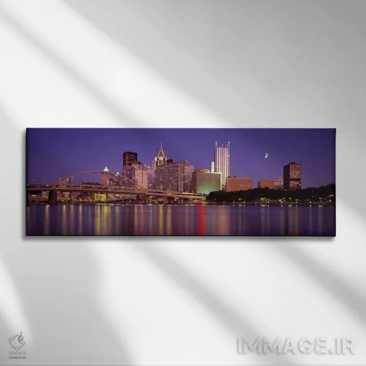 تابلو Pittsburgh, Pennsylvania, USA,رودخانه الگینی، پیتسبورگ، پنسیلوانیا، آمریکا اثر پانورامیک ایمجز (استودیو عکاسی عریض) - نمای روبهرو روی دیوار