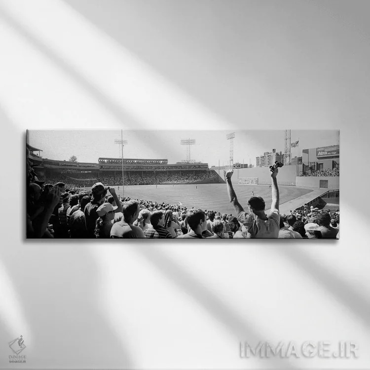 تابلو Massachusetts, Boston, Fenway Park,بوستون، ماساچوست، آمریکا، ورزشگاه فنوی پارک اثر پانورامیک ایمجز (استودیو عکاسی عریض) - نمای روبهرو روی دیوار