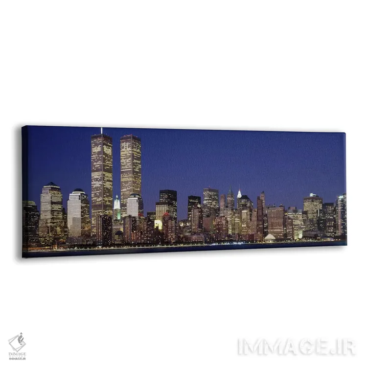 تابلو World Trade Center, Manhattan, New York City, New York State, USA,آسمان‌خراش‌های مرکز تجارت جهانی، منهتن، نیویورک، آمریکا اثر پانورامیک ایمجز (استودیو عکاسی عریض) - نمای پرسپکتیو محصول