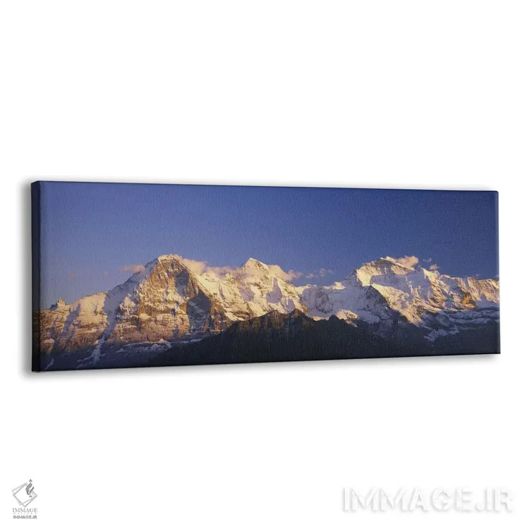 تابلو Bernese Oberland, Switzerland,چشمانداز کوهستانی پوشیده از برف، اوبرلند برنی، سوئیس اثر پانورامیک ایمجز (استودیو عکاسی عریض) - نمای پرسپکتیو محصول