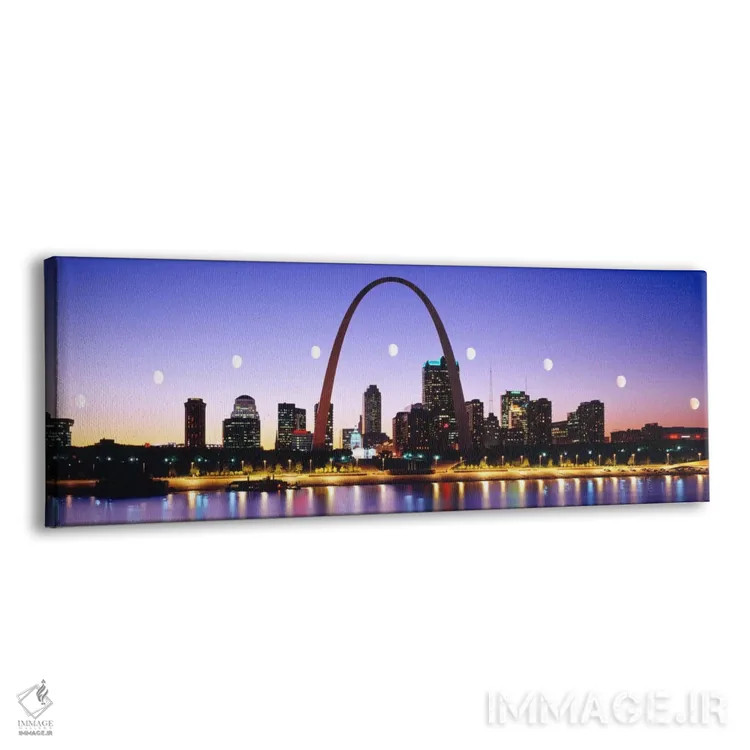 تابلو افق شهر سنت لوئیس، میسوری، آمریکا اثر پانورامیک ایمجز (استودیو عکاسی عریض) - نمای پرسپکتیو محصول