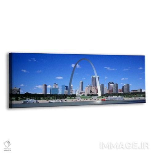 تابلو St Louis, MO, USA,افق شهر سنت لوئیس، میسوری، آمریکا اثر پانورامیک ایمجز (استودیو عکاسی عریض) - نمای پرسپکتیو محصول