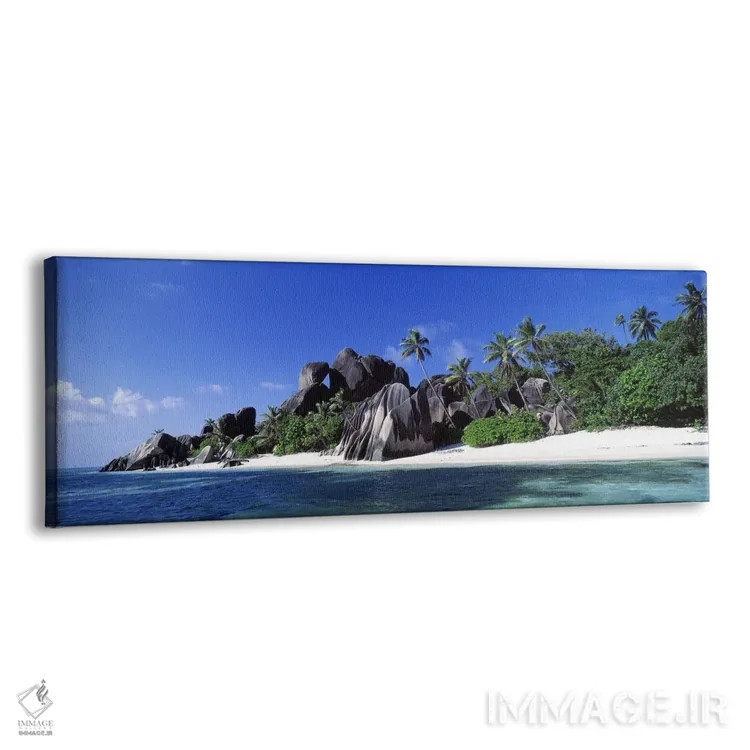 تابلو جزیره لا دیگو، سیشل اثر پانورامیک ایمجز (استودیو عکاسی عریض) - نمای پرسپکتیو محصول