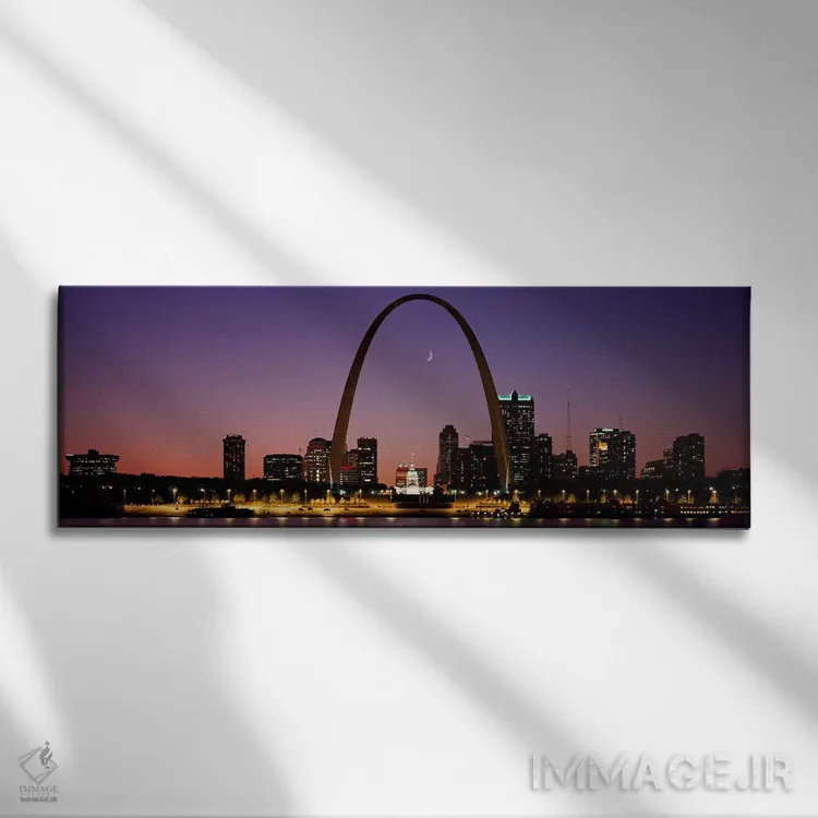 تابلو سنت لوئیس، میسوری، آمریکا اثر پانورامیک ایمجز (استودیو عکاسی عریض) - نمای روبهرو روی دیوار