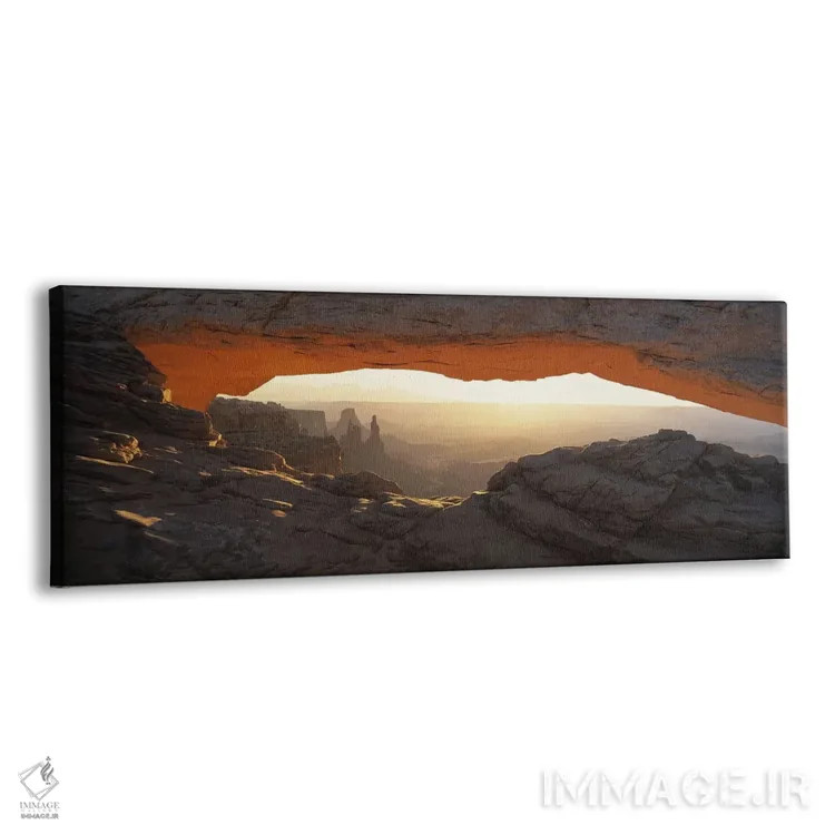 تابلو Canyonlands National Park, Utah, USA,نمای روز درخشان از میان طاق مسا، پارک ملی کنیونلندز، یوتا، آمریکا اثر پانورامیک ایمجز (استودیو عکاسی عریض) - نمای پرسپکتیو محصول