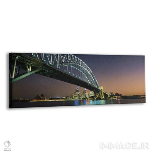 تابلو افق شهری و پل بندرگاه، سیدنی، استرالیا اثر پانورامیک ایمجز (استودیو عکاسی عریض) - نمای پرسپکتیو محصول