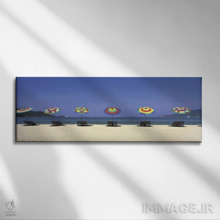 تابلو ساحل پوکت، تایلند اثر پانورامیک ایمجز (استودیو عکاسی عریض) - نمای روبهرو روی دیوار