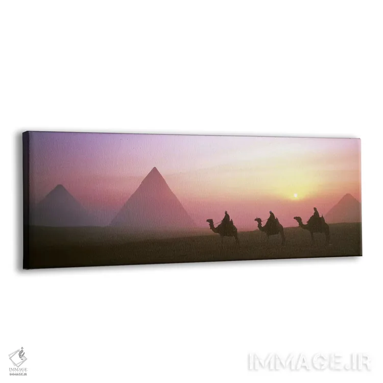 تابلو اهرام جیزه، مصر اثر پانورامیک ایمجز (استودیو عکاسی عریض) - نمای پرسپکتیو محصول