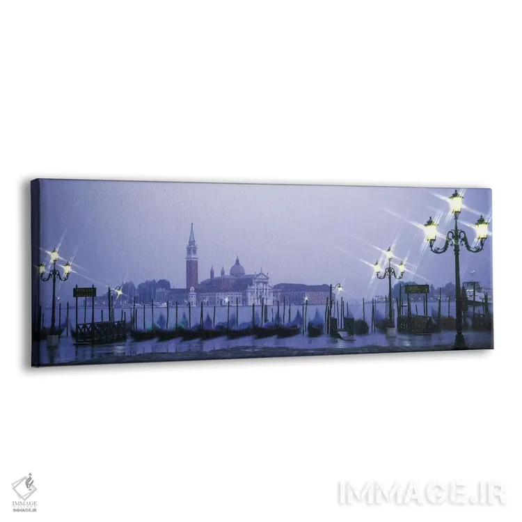 تابلو گوندولاها، سن جورجو ماجوره، ونیز، ایتالیا اثر پانورامیک ایمجز (استودیو عکاسی عریض) - نمای پرسپکتیو محصول