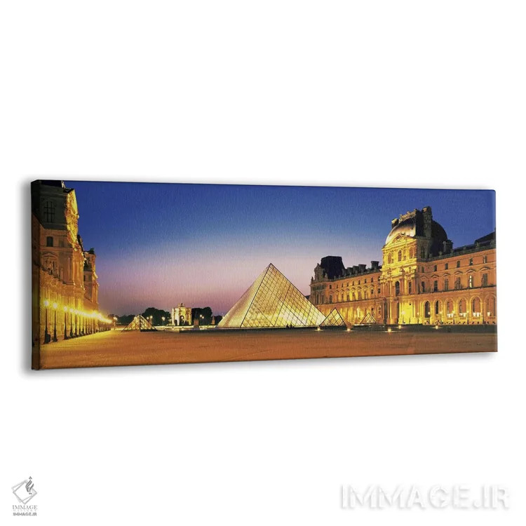 تابلو لوور، پاریس، فرانسه اثر پانورامیک ایمجز (استودیو عکاسی عریض) - نمای پرسپکتیو محصول