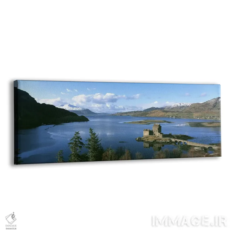تابلو قلعه ایلین دونان، اسکاتلند اثر پانورامیک ایمجز (استودیو عکاسی عریض) - نمای پرسپکتیو محصول