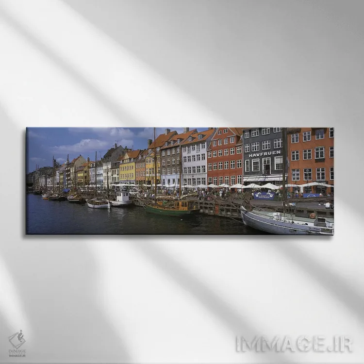 تابلو نیهاون، کپنهاگ، دانمارک اثر پانورامیک ایمجز (استودیو عکاسی عریض) - نمای روبهرو روی دیوار