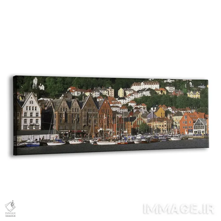 تابلو برگن، نروژ اثر پانورامیک ایمجز (استودیو عکاسی عریض) - نمای پرسپکتیو محصول
