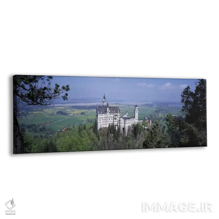 تابلو کاخ نویشوانشتاین، باواریا، آلمان اثر پانورامیک ایمجز (استودیو عکاسی عریض) - نمای پرسپکتیو محصول