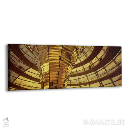 تابلو گنبد شیشهای رایشتاگ برلین آلمان اثر پانورامیک ایمجز (استودیو عکاسی عریض) - نمای پرسپکتیو محصول