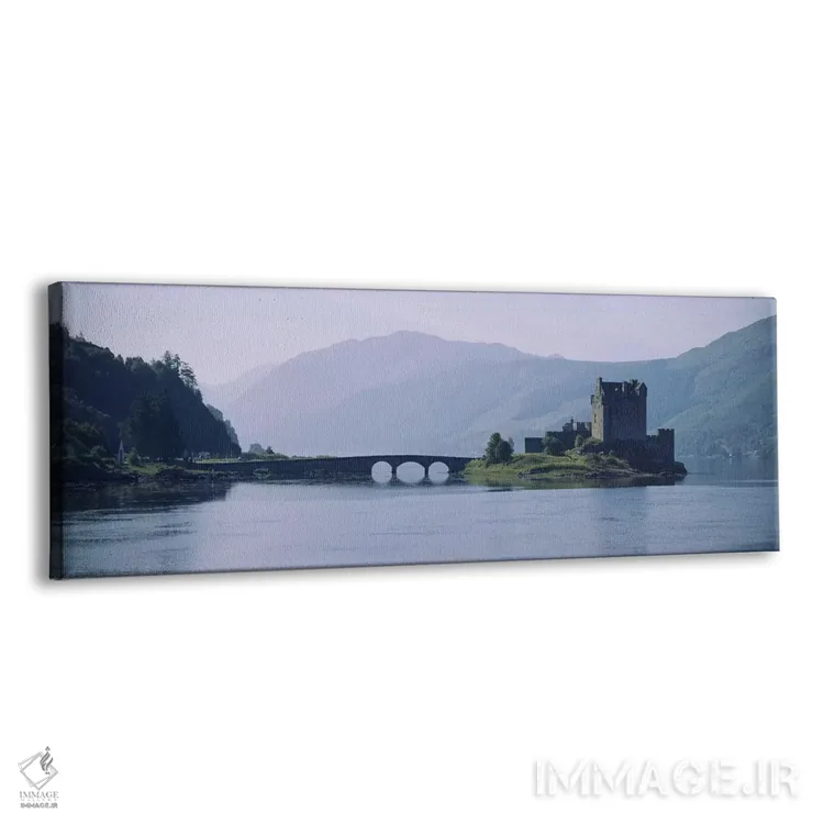 تابلو Loch Duich, Highlands Region, Scotland,قلعه کنار دریاچه ایلن دونان، لاخ دویخ، منطقه هایلندز، اسکاتلند اثر پانورامیک ایمجز (استودیو عکاسی عریض) - نمای پرسپکتیو محصول