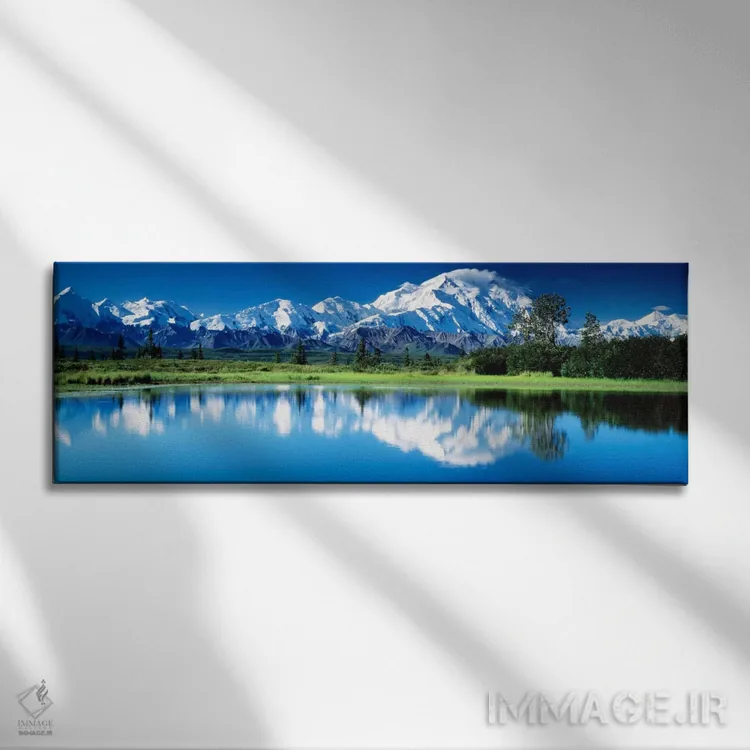 تابلو پارک ملی دنالی آلاسکا آمریکا اثر پانورامیک ایمجز (استودیو عکاسی عریض) - نمای روبهرو روی دیوار