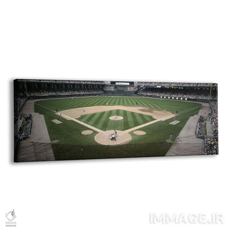 تابلو Chicago, Cook County, Illinois, USA,مسابقه بیسبال در حال برگزاری، زمین یواس سلولار، شیکاگو، شهرستان کوک، ایلینوی، آمریکا اثر پانورامیک ایمجز (استودیو عکاسی عریض) - نمای پرسپکتیو محصول