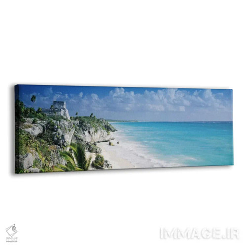 تابلو Tulum, Quintana Roo, Mexico,ال کاستیو، تولوم، کوینتانا رو، مکزیک اثر پانورامیک ایمجز (استودیو عکاسی عریض) - نمای پرسپکتیو محصول