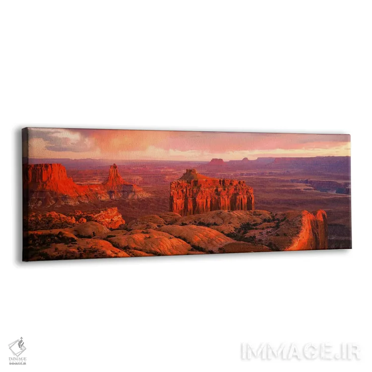 تابلو پارک ملی کنیونلندز یوتا آمریکا اثر پانورامیک ایمجز (استودیو عکاسی عریض) - نمای پرسپکتیو محصول