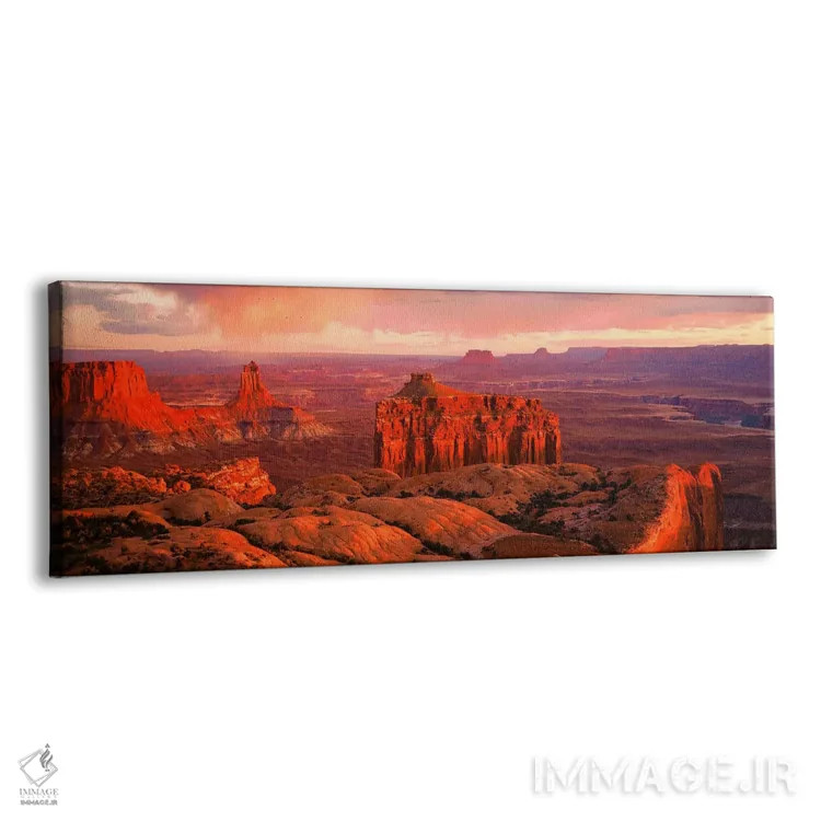 تابلو پارک ملی کنیونلندز یوتا آمریکا اثر پانورامیک ایمجز (استودیو عکاسی عریض) - نمای پرسپکتیو محصول