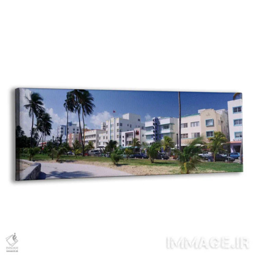 تابلو South Beach, Miami Beach, Florida, USA,جاده اقیانوس، ساحل جنوبی، میامی بیچ، فلوریدا، آمریکا اثر پانورامیک ایمجز (استودیو عکاسی عریض) - نمای پرسپکتیو محصول