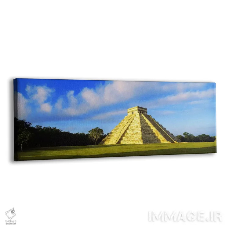 تابلو Kukulkan Pyramid, Chichen Itza, Yucatan, Mexico,هرم کوکولکان در چیچن ایتزا، یوکاتان، مکزیک اثر پانورامیک ایمجز (استودیو عکاسی عریض) - نمای پرسپکتیو محصول