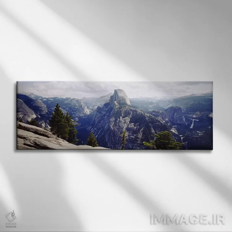 تابلو کوه هافدوم، سیراهای مرتفع، پارک ملی یوسیمیتی کالیفرنیا اثر پانورامیک ایمجز (استودیو عکاسی عریض) - نمای روبهرو روی دیوار