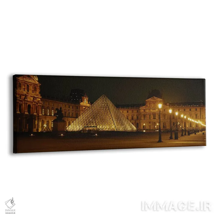 تابلو لوور، پاریس، فرانسه اثر پانورامیک ایمجز (استودیو عکاسی عریض) - نمای پرسپکتیو محصول