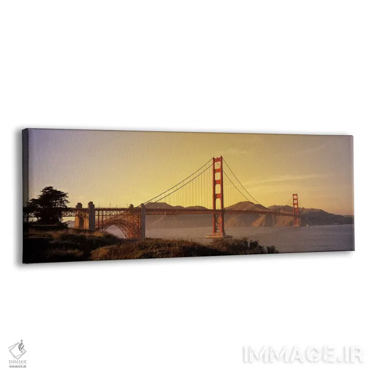 تابلو پل گلدن گیت، سانفرانسیسکو، کالیفرنیا، آمریکا اثر پانورامیک ایمجز (استودیو عکاسی عریض) - نمای پرسپکتیو محصول