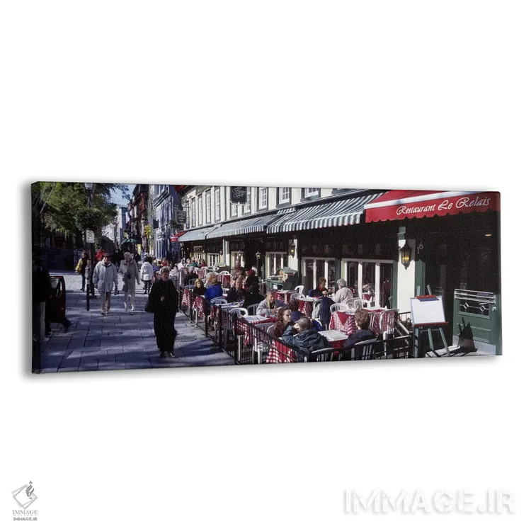 تابلو نمای خیابان در پاریس فرانسه اثر پانورامیک ایمجز (استودیو عکاسی عریض) - نمای پرسپکتیو محصول