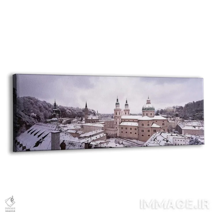 تابلو گنبد سالزبورگ اتریش اثر پانورامیک ایمجز (استودیو عکاسی عریض) - نمای پرسپکتیو محصول