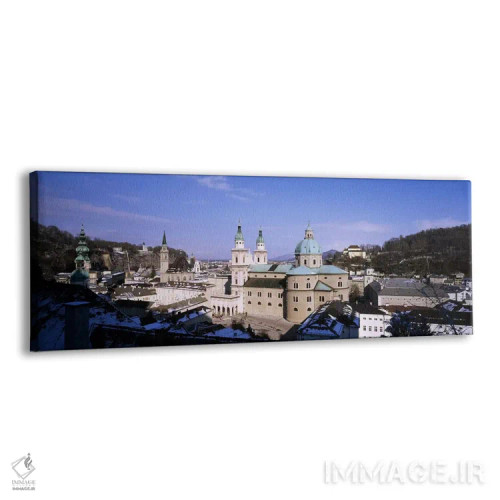 تابلو گنبد سالزبورگ اتریش اثر پانورامیک ایمجز (استودیو عکاسی عریض) - نمای پرسپکتیو محصول