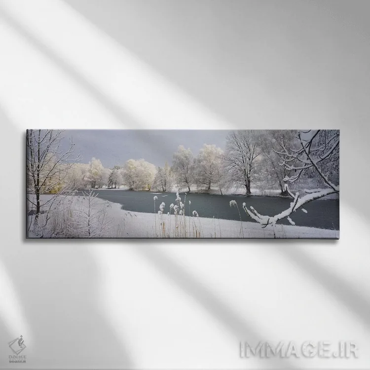 تابلو دریاچه شووبلوایر، کوسنخت، سوئیس اثر پانورامیک ایمجز (استودیو عکاسی عریض) - نمای روبهرو روی دیوار