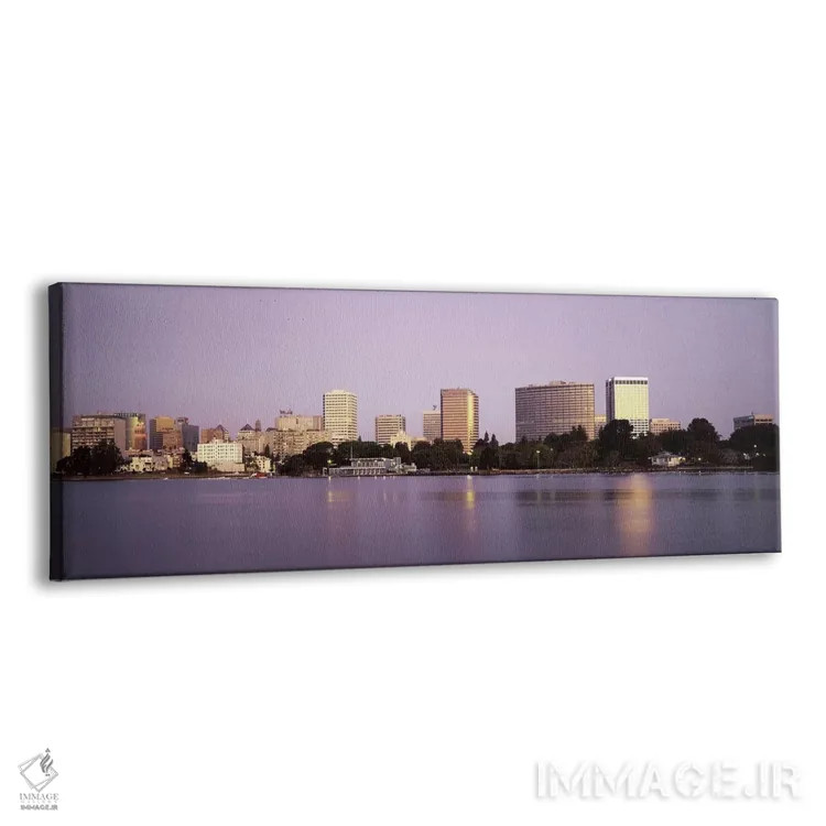 تابلو Lake Merritt, Oakland, California, USA,انعکاس آسمانخراشها در دریاچه، دریاچه مریت، اوکلند، کالیفرنیا، آمریکا اثر پانورامیک ایمجز (استودیو عکاسی عریض) - نمای پرسپکتیو محصول