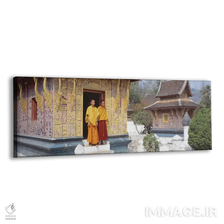 تابلو راهبان، معبد سیین تونگ، لوآنگ پرابانگ، لائوس اثر پانورامیک ایمجز (استودیو عکاسی عریض) - نمای پرسپکتیو محصول