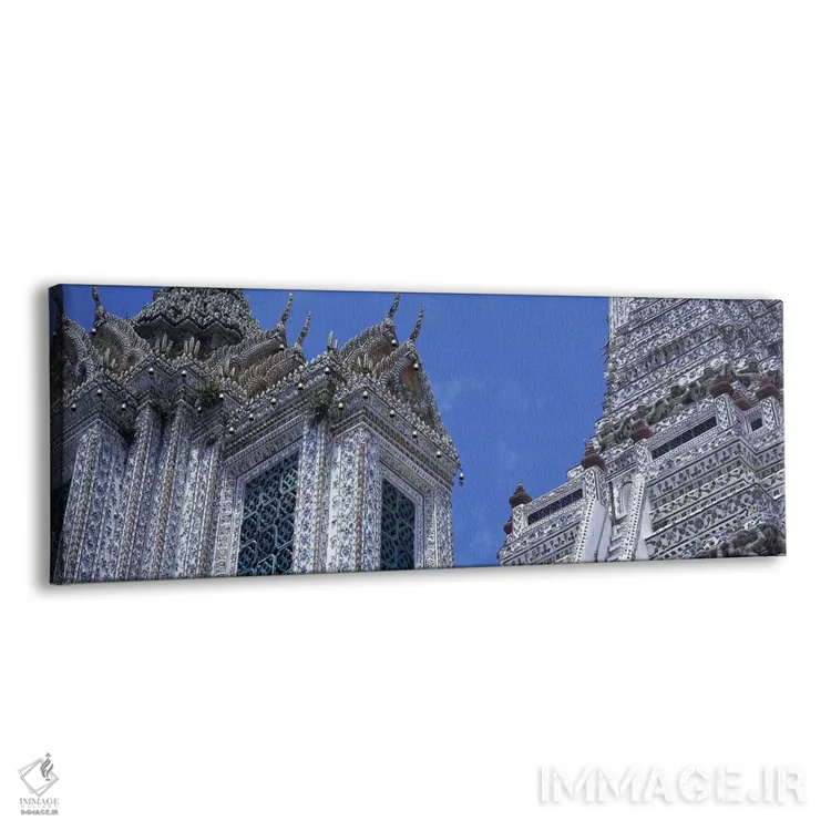 تابلو جزئیات معبد وات آرون، بانکوک، تایلند اثر پانورامیک ایمجز (استودیو عکاسی عریض) - نمای پرسپکتیو محصول