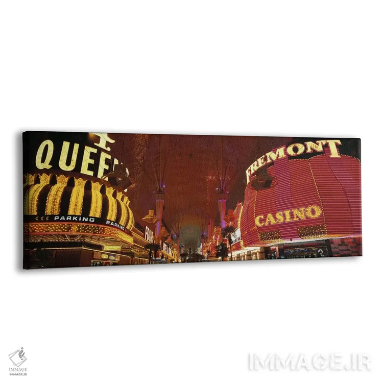 تابلو تجربه خیابان فریمانت، لاس وگاس، نوادا، آمریکا (شماره ۴) اثر پانورامیک ایمجز (استودیو عکاسی عریض) - نمای پرسپکتیو محصول