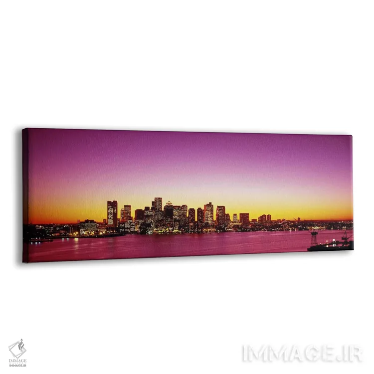 تابلو Boston, Massachusetts, USA,غروب آفتاب، بوستون، ماساچوست، آمریکا اثر پانورامیک ایمجز (استودیو عکاسی عریض) - نمای پرسپکتیو محصول