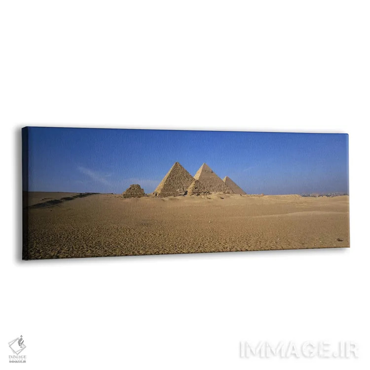 تابلو اهرام بزرگ جیزه، مصر اثر پانورامیک ایمجز (استودیو عکاسی عریض) - نمای پرسپکتیو محصول