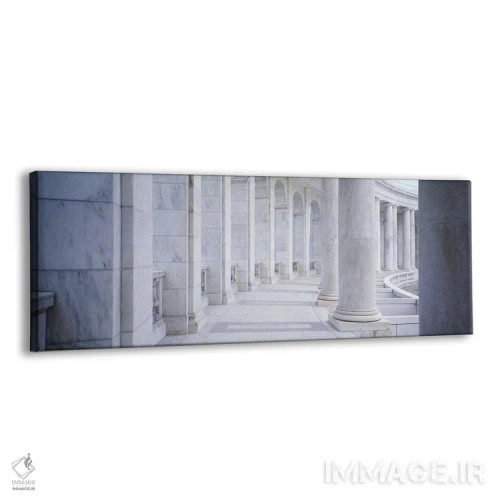 تابلو Arlington, Arlington County, Virginia, USA,ستونهای یک ساختمان دولتی، آرلینگتون، شهرستان آرلینگتون، ویرجینیا، آمریکا اثر پانورامیک ایمجز (استودیو عکاسی عریض) - نمای پرسپکتیو محصول