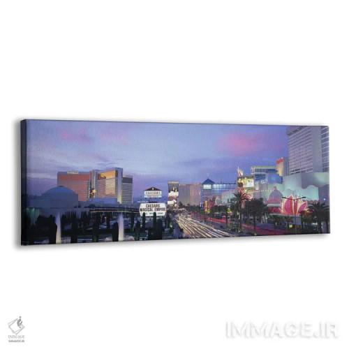 تابلو Nevada, USA,استریپ، لاس وگاس، نوادا، آمریکا اثر پانورامیک ایمجز (استودیو عکاسی عریض) - نمای پرسپکتیو محصول