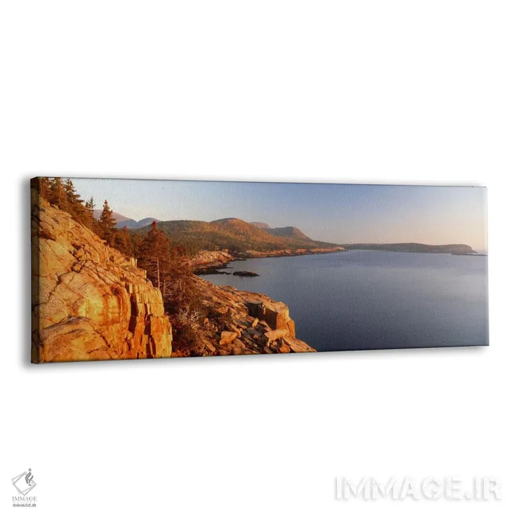 تابلو Mount Desert Island, Acadia National Park, Maine, USA,چشمانداز ساحلی، جزیره مانت دیزرت، پارک ملی آکادیا، مین، آمریکا اثر پانورامیک ایمجز (استودیو عکاسی عریض) - نمای پرسپکتیو محصول