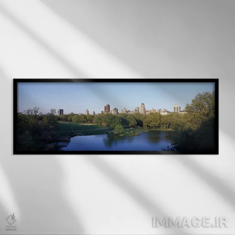 تابلو NYC, New York City, New York State, USA,سنترال پارک، آپر ایست ساید، نیویورک سیتی، ایالت نیویورک، آمریکا اثر پانورامیک ایمجز (استودیو عکاسی عریض) - نمای قابدار مشکی
