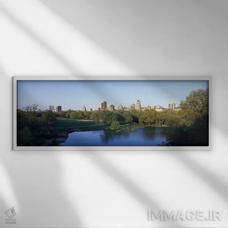 تابلو NYC, New York City, New York State, USA,سنترال پارک، آپر ایست ساید، نیویورک سیتی، ایالت نیویورک، آمریکا اثر پانورامیک ایمجز (استودیو عکاسی عریض) - نمای قابدار سفید