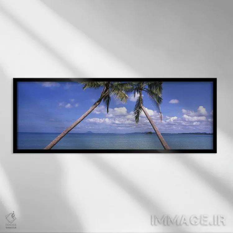 تابلو دریای آندامان، کو لانتا، تایلند اثر پانورامیک ایمجز (استودیو عکاسی عریض) - نمای قابدار مشکی