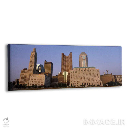 تابلو Columbus, Franklin County, Ohio, USA,ساختمانها در یک شهر، کلمبوس، شهرستان فرانکلین، اوهایو، آمریکا اثر پانورامیک ایمجز (استودیو عکاسی عریض) - نمای پرسپکتیو محصول